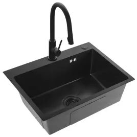 zlewozmywak-z-bateria-rea-liam-black-fresh-czarny-mat-jednokomorowy-stalowy