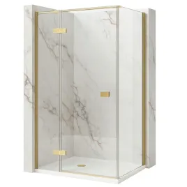 kabina-prysznicowa-100x80-zlota-szczotkowana-lewa-drzwi-uchylne-rea-atlas