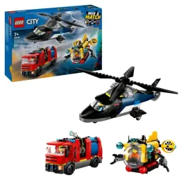 lego-city-60462-zestaw-z-helikopterem-wozem-strazackim-i-lodzia-podwodna