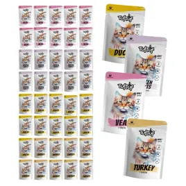 mokra-karma-dla-kota-tuftuf-saszetka-mielonka-mix-smakow-zestaw-40x100g