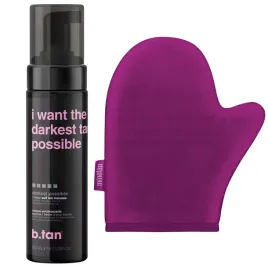 pianka-samoopalajaca-b-tan-i-want-the-darkest-tan-possible-200ml-rekawica