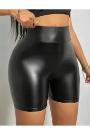 gladkie-czarne-legginsy-damskie-wysoki-stan-biker-s-5ia