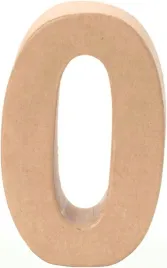 cyfra-0-numer-naturalnego-kartonu-dekoracja-numer