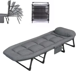 lozko-z-materacem-200-cm-x-63-cm-kolor-szary