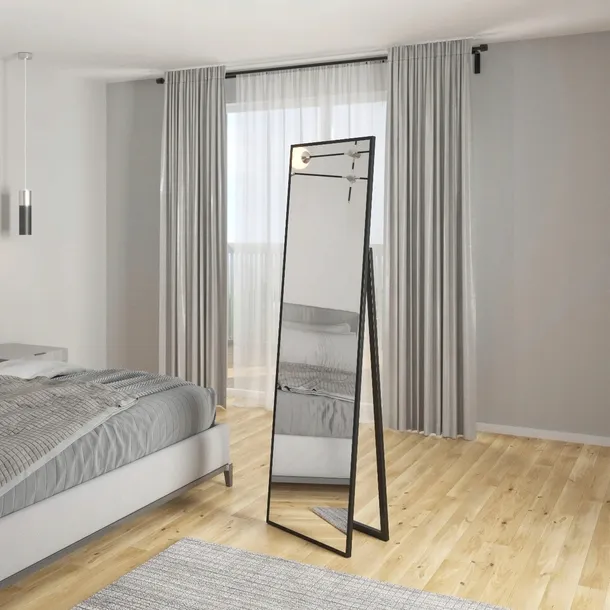 lustro-stojace-eltap-verona-170x50-cm-czarne-drewniana-rama-do-sypialni-ksztalt-prostokat