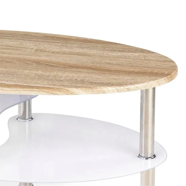lawa-kawowa-halmar-medea-90x50-cm-owalna-dab-sonoma-matowa-z-polkami-material-plyta-mdf