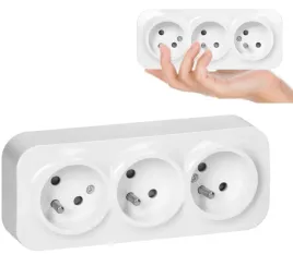 gniazdo-potrojne-natynkowe-z-uziemieniem-todo-2p-z-ip20-16a-230v-bialy