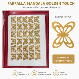 dekoracje-cukiernicze-motyle-mandala-gold-modecor-a4-30-szt