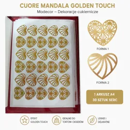 modecor-dekoracje-cukiernicze-serca-mandala-zlote-a4-30-szt