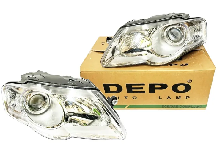 REFLEKTORY LAMPY VW PASSAT B6 2005-2010 H7+H7 NOWE