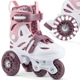 rolki-dla-dzieci-cariboo-ballerina-z-dwoma-trybami-do-nauki-jazdy-s-31-35