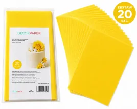 decorpaper-papier-waflowy-cienki-zolty-a4-20-szt