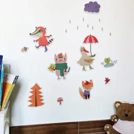 naklejki-scienne-zwierzeta-dekoracja-do-pokoju-dzieciecego-efekt-3d
