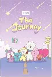 plakat-na-sciane-przedstawia-postacie-bt21-the-journey-61-x-915-cm