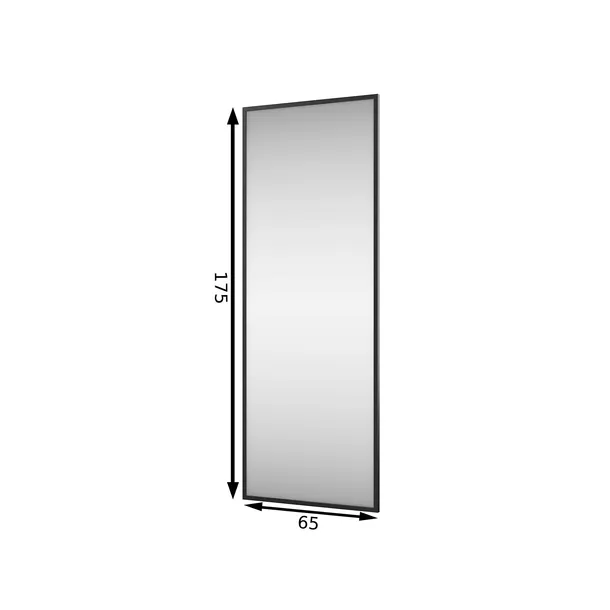 lustro-scienne-eltap-aruba-prostokatne-175x65-cm-duze-czarne-do-salonu-wysokosc-175-mm