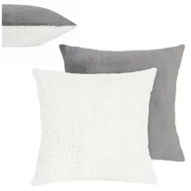 poszewka-na-poduszke-40x40-dwustronna-baranek-sherpa-ciepla-szara