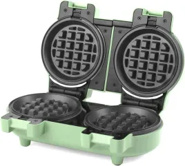 giles-and-posner-podwojna-mini-gofrownica-1100w-wyjmowane-plyty-zielona