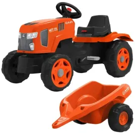 falk-traktor-na-pedaly-kubota-z-przyczepa-i-otwierana-maska-2-6-lat