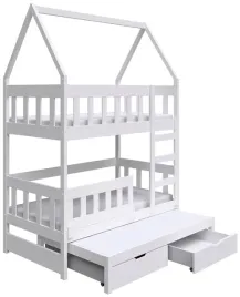 lozko-pietrowe-75x180-cm-vistena-trzyosobowe-domek-z-szufladami-biale