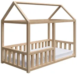 lozko-75x160-cm-vistena-domek-z-materacem-sosna