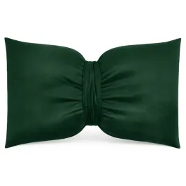 poduszka-dekoracyjna-30x50-cm-ozdobna-kokarda-welur-velvet-ciemno-zielona