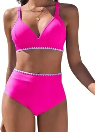 stroj-kapielowy-bikini-wysoki-stan-neonowy-rozowy-umipubo-l