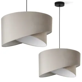 lampa-wiszaca-sufitowa-zyrandol-z-abazurem-kaszmirowy-bezowy-skos-do-salonu