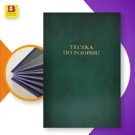 teczka-do-podpisu-barbara-16-kartek-zielona