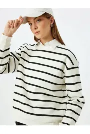 koton-bluza-damska-w-paski-z-gladka-faktura-bez-kaptura-xl-5ia