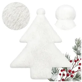 poduszka-dekoracyjna-na-prezent-choinka-swiateczna-45-cm-miekka-biala