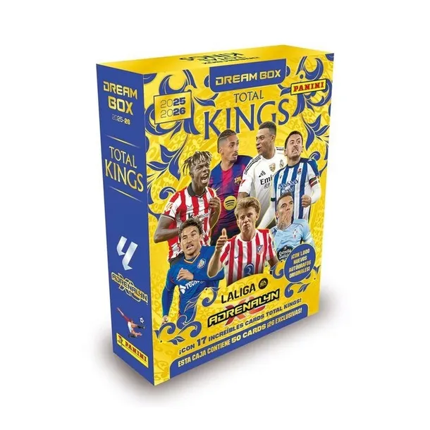 Karty Piłkarskie Panini La Liga 2025/2026 Dream Box Zestaw KARTY 50 SZTUK