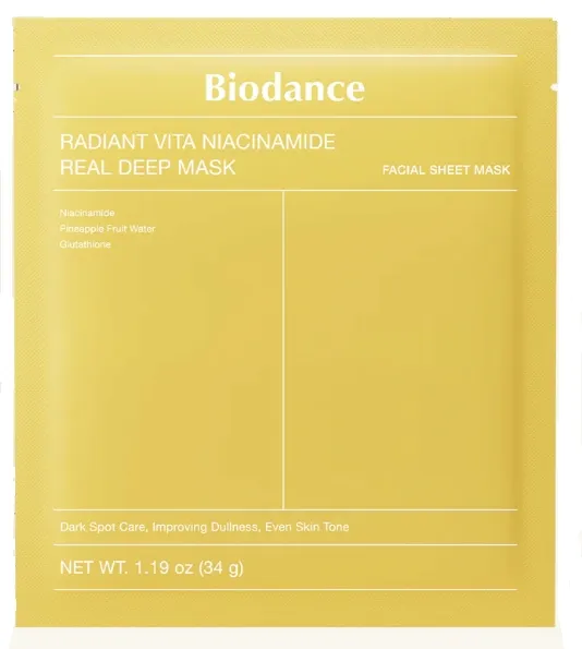 Biodance Radiant Vita Niacinamide Real Deep Mask hydrożelowa maska do twar
