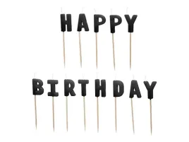 swieczki-urodzinowe-partydeco-happy-birthday-czarne-25-cm-13-szt