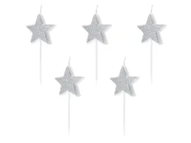 swieczki-urodzinowe-partydeco-gwiazdki-srebrne-35-cm-5-szt