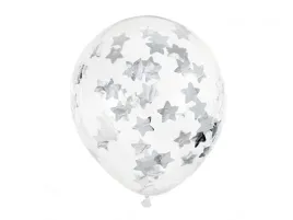 balony-lateksowe-z-konfetti-partydeco-gwiazdki-srebrne-30-cm-6-szt
