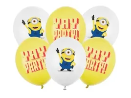 balony-strong-minionki-30-cm-z-nadrukiem-mix-6-szt