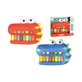 dzieciece-pianinko-edukacyjne-instrument-muzyczny-czerwone
