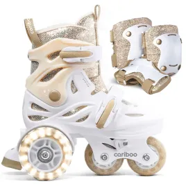 zestaw-rolki-dzieciece-cariboo-ballerina-26-30-zlote-ochraniacze