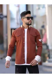 meska-koszula-casual-slim-z-naszywka-w-cieplym-brazie-m-5ia