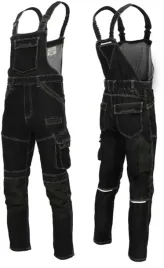spodnie-robocze-ogrodniczki-jeans-stretch-elastyczne-mocne-duzo-kieszeni