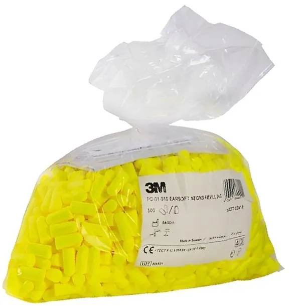 3M WKŁADKI stopery ZATYCZKI DO USZU 3M 1000 sztuk