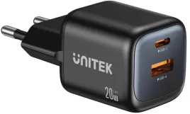 ladowarka-sieciowa-unitek-gan-20w-usb-c-usb-a-pd-3-0-czarna
