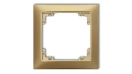 deco-ramka-uniwersalna-pojedyncza-z-tworzywa-deco-soft-zloty-29drso-1