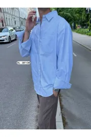 luzna-koszula-meska-w-paski-niebiesko-biale-casual-l-5ia