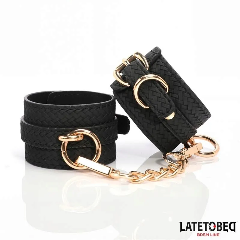 weaving-patterns-ankle-cuff-golden-chain