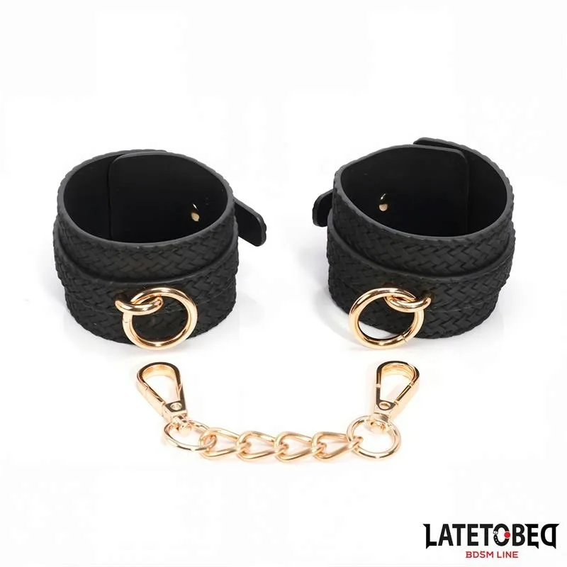 weaving-patterns-ankle-cuff-golden-chain