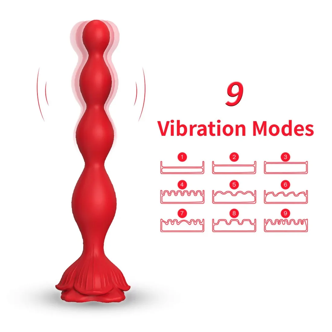 rosestick-red-9-vibration-functions-waga-z-opakowaniem-0-091-kg