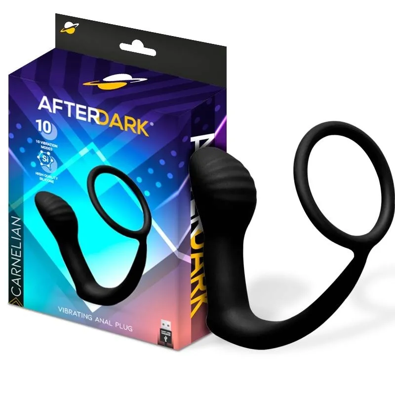carnelian-vibrating-anal-plug-with-penis-ring