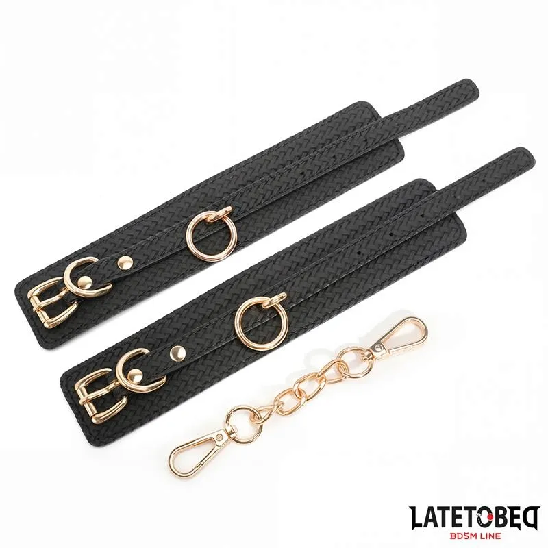 weaving-patterns-ankle-cuff-golden-chain