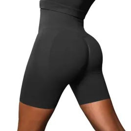 kolarki-damskie-legginsy-krotkie-push-up-gladkie-modelujace-do-cwiczen-l